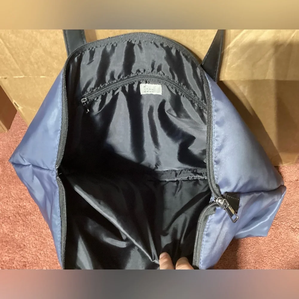 A New Day Blue Gray Bag